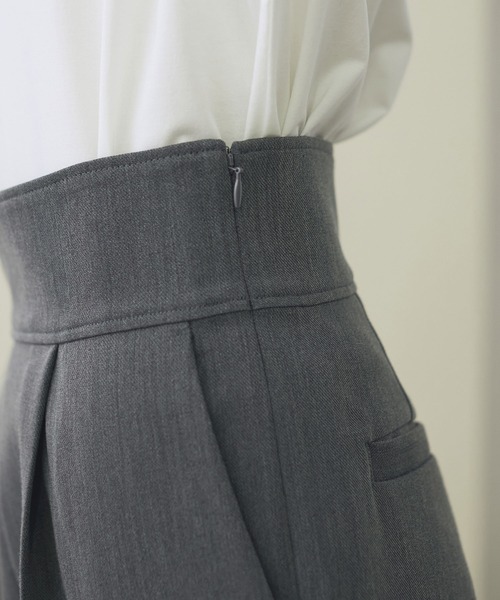 ROPE'（ロペ）の「【シリーズ】ストレッチツイルハイウエストパンツ（その他パンツ・レディース・チャコールグレー/ピンク/イエロー/ブラウン・36/38）」の10枚目の写真