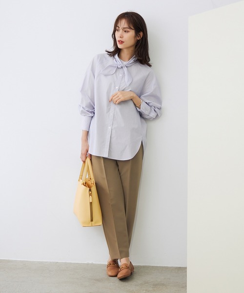 ROPE'（ロペ）の「【シリーズ】ストレッチツイルハイウエストパンツ（その他パンツ・レディース・チャコールグレー/ピンク/イエロー/ブラウン・36/38）」の17枚目の写真