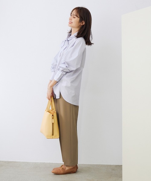 ROPE'（ロペ）の「【シリーズ】ストレッチツイルハイウエストパンツ（その他パンツ・レディース・チャコールグレー/ピンク/イエロー/ブラウン・36/38）」の18枚目の写真