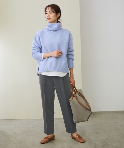 ROPE'（ロペ）の「【シリーズ】ストレッチツイルハイウエストパンツ（その他パンツ・レディース・チャコールグレー/ピンク/イエロー/ブラウン・36/38）」の19枚目の写真