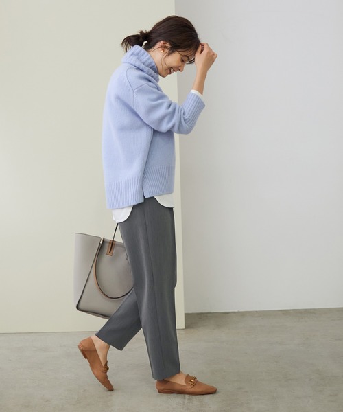 ROPE'（ロペ）の「【シリーズ】ストレッチツイルハイウエストパンツ（その他パンツ・レディース・チャコールグレー/ピンク/イエロー/ブラウン・36/38）」の20枚目の写真