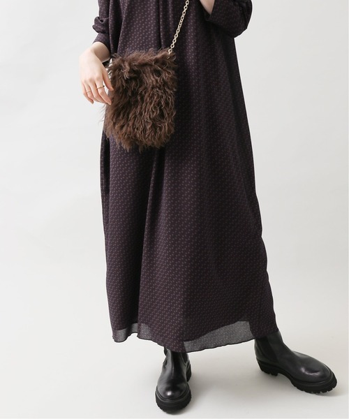 IENA(イエナ)の「ドットクルーネックワンピース◆(ワンピース・レディース・ブラック/ネイビー・38/36)」の22枚目の写真