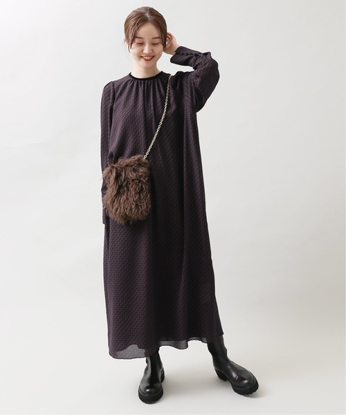 絶妙なデザイン ドットクルーネックワンピース ワンピース Invisioneye Com