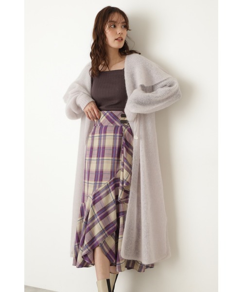 JILL STUART（ジルスチュアート）の「◆ジンジャーニットカーディガン（カーディガン/ボレロ・レディース・ベージュ/イエロー・FREE）」の3枚目の写真