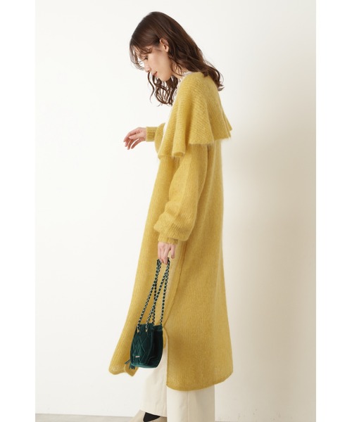 JILL STUART（ジルスチュアート）の「◆ジンジャーニットカーディガン（カーディガン/ボレロ・レディース・ベージュ/イエロー・FREE）」の14枚目の写真