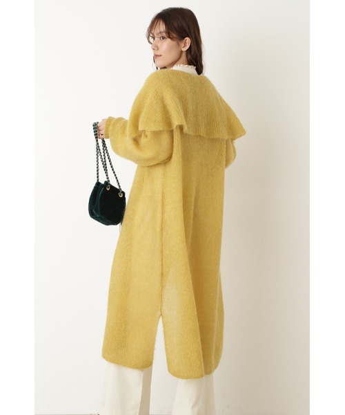 JILL STUART（ジルスチュアート）の「◆ジンジャーニットカーディガン（カーディガン/ボレロ・レディース・ベージュ/イエロー・FREE）」の9枚目の写真