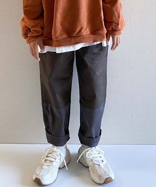 CIAOPANIC TYPY（チャオパニックティピー）の「【KIDS】ミリタリースウィッチングボリュームパンツ（その他パンツ・キッズ・チャコールグレー/カーキ・SMALL/MEDIUM/LARGE/X-LARGE/XX-LARGE）」の2枚目の写真