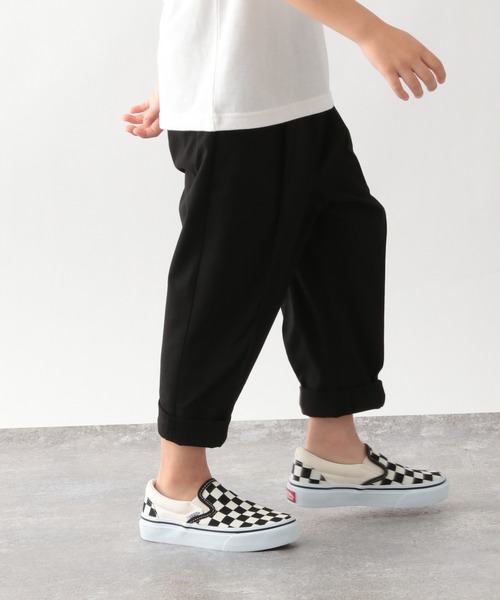 GLOBAL WORK（グローバルワーク）の「【キッズ】イージーケアクロップドパンツ/954977（その他パンツ・キッズ・カーキ/ダークブラウン/その他/ライトパープル/グレー/ブラック・140cm/100cm/110cm/160cm/130cm/150cm/120cm）」の2枚目の写真