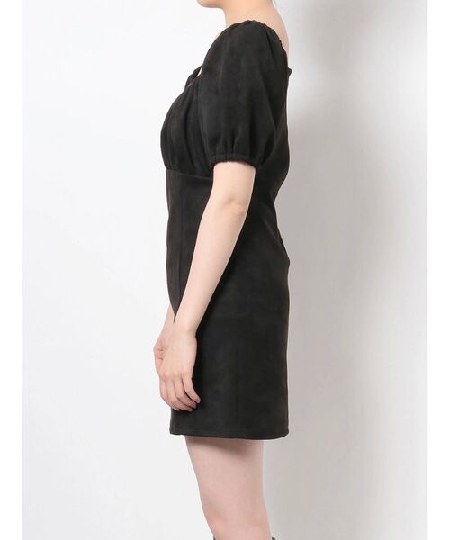 EVRIS（エヴリス）の「パフスリーブミニワンピース（ワンピース・レディース・その他1/ブラウン/ブラック・FREE）」の17枚目の写真