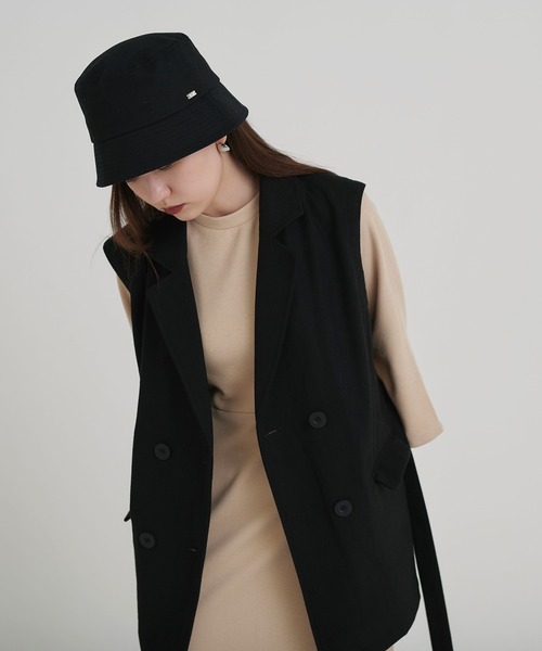 TINA：JOJUN（ティーナジョジュン）の「ベスト トレンチ TINA：JOJUN（ベスト・レディース・ブラック/ブラウン・M）」の15枚目の写真