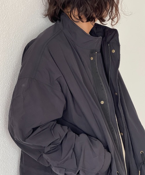 natto ハイクオリティオーバーサイズミリタリーモッズコートm-65 high quality military mods coat / black（ハイクオリティ