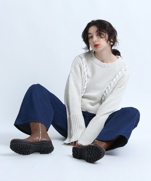eL(エル)の「【eL】VolumeSole Boots/219365(ブーツ・レディース・ブラック/ブラウン・MEDIUM/LARGE)」の14枚目の写真