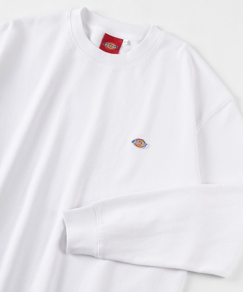Dickies(ディッキーズ)の「【Dickies/ディッキーズ】 ワンポイント ミニロゴワッペン スウェット(スウェット・メンズ・ホワイト/ブラック/ベージュ/サックスブルー/グリーン/グレイッシュベージュ・M/L/XL)」の2枚目の写真