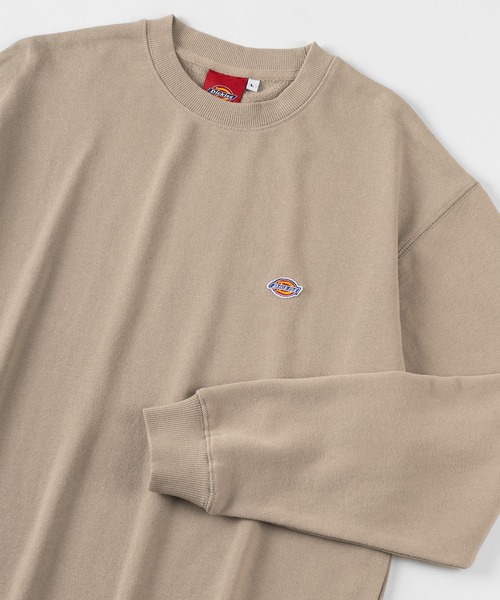 Dickies(ディッキーズ)の「【Dickies/ディッキーズ】 ワンポイント ミニロゴワッペン スウェット(スウェット・メンズ・ホワイト/ブラック/ベージュ/サックスブルー/グリーン/グレイッシュベージュ・M/L/XL)」の4枚目の写真