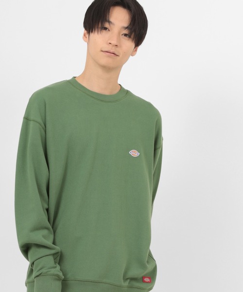 Dickies(ディッキーズ)の「【Dickies/ディッキーズ】 ワンポイント ミニロゴワッペン スウェット(スウェット・メンズ・ホワイト/ブラック/ベージュ/サックスブルー/グリーン/グレイッシュベージュ・M/L/XL)」の17枚目の写真
