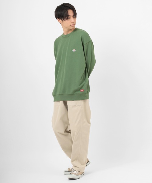 Dickies(ディッキーズ)の「【Dickies/ディッキーズ】 ワンポイント ミニロゴワッペン スウェット(スウェット・メンズ・ホワイト/ブラック/ベージュ/サックスブルー/グリーン/グレイッシュベージュ・M/L/XL)」の22枚目の写真