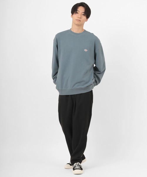 Dickies(ディッキーズ)の「【Dickies/ディッキーズ】 ワンポイント ミニロゴワッペン スウェット(スウェット・メンズ・ホワイト/ブラック/ベージュ/サックスブルー/グリーン/グレイッシュベージュ・M/L/XL)」の21枚目の写真