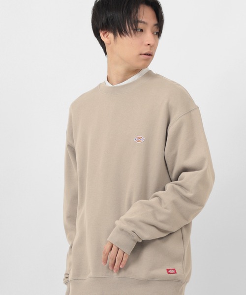 Dickies(ディッキーズ)の「【Dickies/ディッキーズ】 ワンポイント ミニロゴワッペン スウェット(スウェット・メンズ・ホワイト/ブラック/ベージュ/サックスブルー/グリーン/グレイッシュベージュ・M/L/XL)」の8枚目の写真