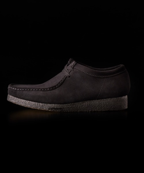 Clarks(クラークス)の「Clarks Wallabee (26155515)(ブーツ・メンズ・ブラック/ベージュ/ブラック系その他・8/7/9/10/6)」の2枚目の写真