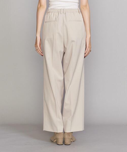 BEAUTY&YOUTH UNITED ARROWS（ビューティーアンドユースユナイテッドアローズ）の「BY タックイージー ワイドストレートパンツ -ウォッシャブル-（その他パンツ・レディース・レッド/オフホワイト/オリーブ・S/M）」の6枚目の写真