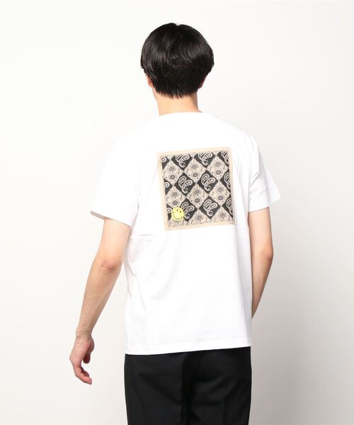MANASTASH（マナスタッシュ）の「MANASTASH/マナスタッシュ　JAIPUR SMILE TEE（Tシャツ/カットソー・メンズ・ホワイト/ブラック・LARGE/MEDIUM）」の4枚目の写真