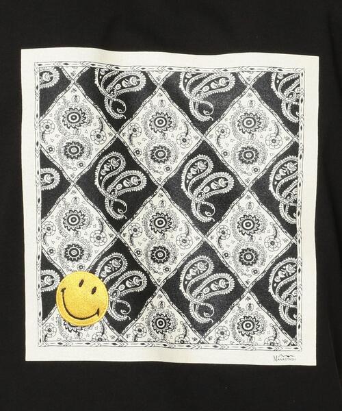 MANASTASH(マナスタッシュ)の「MANASTASH/マナスタッシュ JAIPUR SMILE TEE(Tシャツ/カットソー・メンズ・ホワイト/ブラック・LARGE/MEDIUM)」の6枚目の写真