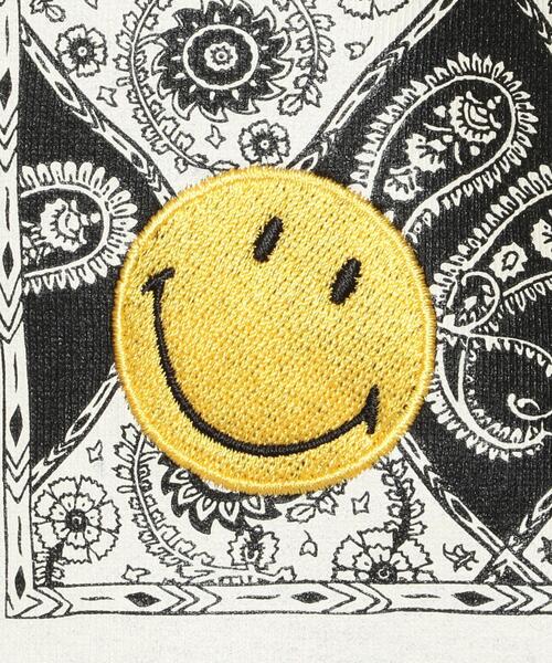 MANASTASH(マナスタッシュ)の「MANASTASH/マナスタッシュ JAIPUR SMILE TEE(Tシャツ/カットソー・メンズ・ホワイト/ブラック・LARGE/MEDIUM)」の7枚目の写真