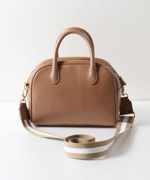 fredy repit | [新色追加]ラインテープショルダー レザーボストンバッグ(ショルダーバッグ)