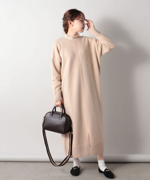 fredy repit（フレディレピ）の「[新色追加]ラインテープショルダー レザーボストンバッグ（ショルダーバッグ・レディース・ブラック/ダークブラウン/ベージュ・FREE）」の21枚目の写真