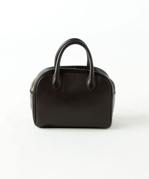 fredy repit（フレディレピ）の「[新色追加]ラインテープショルダー レザーボストンバッグ（ショルダーバッグ・レディース・ブラック/ダークブラウン/ベージュ・FREE）」の22枚目の写真