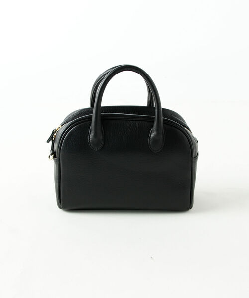 fredy repit（フレディレピ）の「[新色追加]ラインテープショルダー レザーボストンバッグ（ショルダーバッグ・レディース・ブラック/ダークブラウン/ベージュ・FREE）」の16枚目の写真