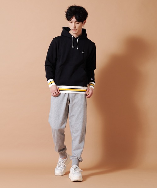 Champion(チャンピオン)の「【CHAMPION/チャンピオン】アスレジャースウェットパンツ 裾リブ仕様 C3-XS250(スウェットパンツ・メンズ・ブラック/ホワイト/杢グレー/ネイビー・MEDIUM/LARGE/X-LARGE)」の13枚目の写真