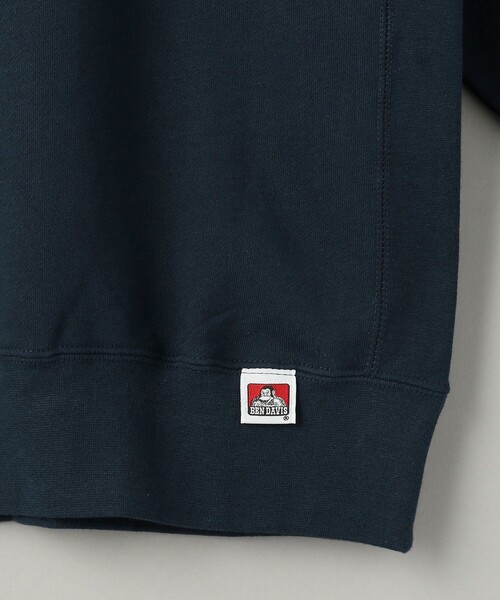 BEN DAVIS（ベンデイビス）の「【BENDAVIS/ベンデイビス】カレッジロゴ　プルオーバースウェット/ユニセックス（スウェット・メンズ・ライトグレー/パープル/ブラック/ネイビー・LARGE/X-LARGE/SMALL/MEDIUM）」の16枚目の写真