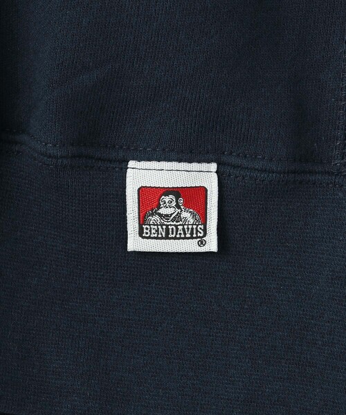 BEN DAVIS（ベンデイビス）の「【BENDAVIS/ベンデイビス】カレッジロゴ　プルオーバースウェット/ユニセックス（スウェット・メンズ・ライトグレー/パープル/ブラック/ネイビー・LARGE/X-LARGE/SMALL/MEDIUM）」の10枚目の写真