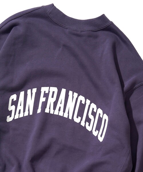 BEN DAVIS（ベンデイビス）の「【BENDAVIS/ベンデイビス】カレッジロゴ　プルオーバースウェット/ユニセックス（スウェット・メンズ・ライトグレー/パープル/ブラック/ネイビー・LARGE/X-LARGE/SMALL/MEDIUM）」の17枚目の写真