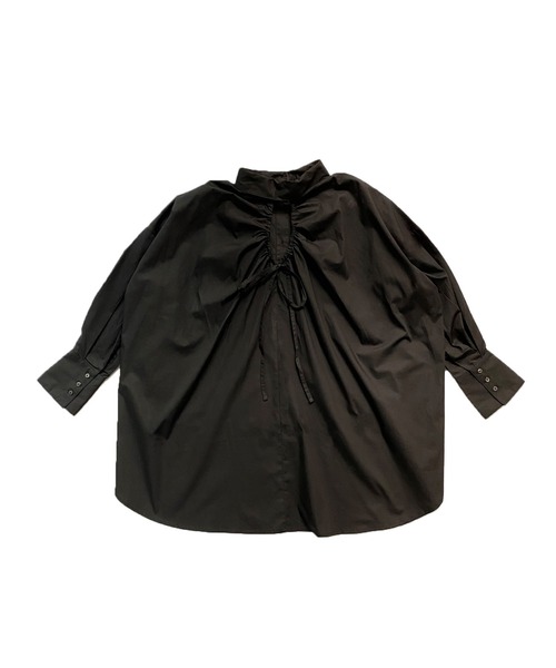 Avvenente（アベネンテ）の「【Avvenente】バックオープンオーバーシャツ（シャツ/ブラウス・レディース・ブラック/オフホワイト/ピンク/ストライプ・FREE）」の17枚目の写真