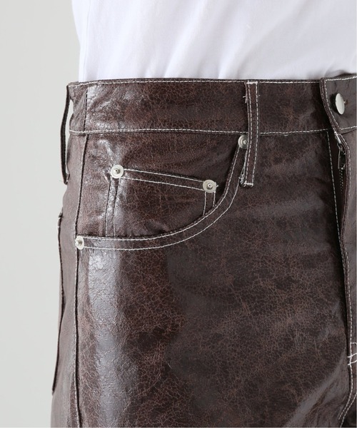 GHOSPELL(ゴスペル)の「【GHOSPELL/ゴスペル】 Knight Faux Leather trousers(その他パンツ・レディース・ブラウン・FREE)」の9枚目の写真