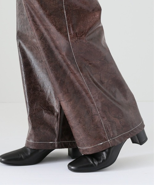 GHOSPELL(ゴスペル)の「【GHOSPELL/ゴスペル】 Knight Faux Leather trousers(その他パンツ・レディース・ブラウン・FREE)」の7枚目の写真