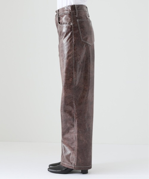 GHOSPELL(ゴスペル)の「【GHOSPELL/ゴスペル】 Knight Faux Leather trousers(その他パンツ・レディース・ブラウン・FREE)」の16枚目の写真
