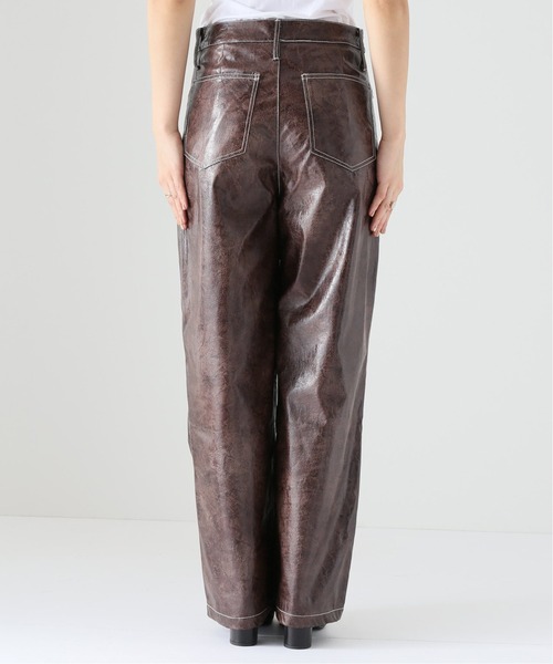 GHOSPELL(ゴスペル)の「【GHOSPELL/ゴスペル】 Knight Faux Leather trousers(その他パンツ・レディース・ブラウン・FREE)」の6枚目の写真