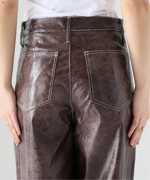 GHOSPELL(ゴスペル)の「【GHOSPELL/ゴスペル】 Knight Faux Leather trousers(その他パンツ・レディース・ブラウン・FREE)」の14枚目の写真