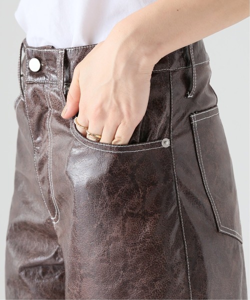 GHOSPELL(ゴスペル)の「【GHOSPELL/ゴスペル】 Knight Faux Leather trousers(その他パンツ・レディース・ブラウン・FREE)」の12枚目の写真