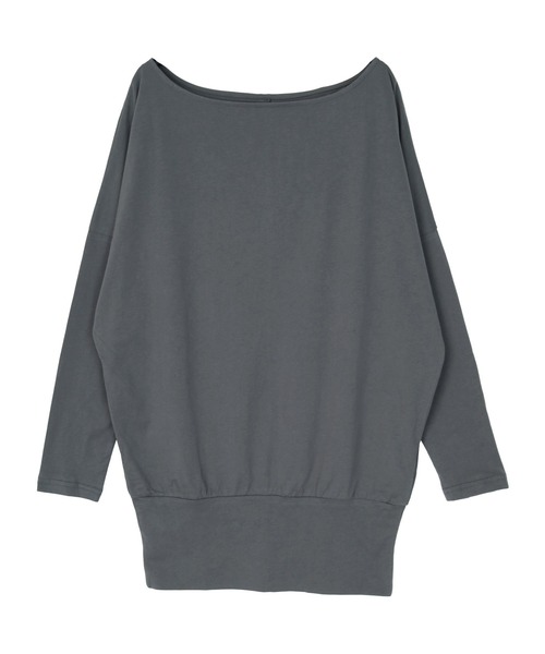 SEA DRESS（シードレス）の「ｵｰﾊﾞｰｻｲｽﾞﾄﾞﾙﾏﾝﾖｶﾞﾛﾝｸﾞTｼｬﾂ（Tシャツ/カットソー・レディース・オフホワイト/チャコール/サックスブルー/オレンジ系その他・S/M/L）」の3枚目の写真