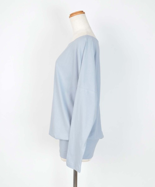 SEA DRESS（シードレス）の「ｵｰﾊﾞｰｻｲｽﾞﾄﾞﾙﾏﾝﾖｶﾞﾛﾝｸﾞTｼｬﾂ（Tシャツ/カットソー・レディース・オフホワイト/チャコール/サックスブルー/オレンジ系その他・S/M/L）」の15枚目の写真