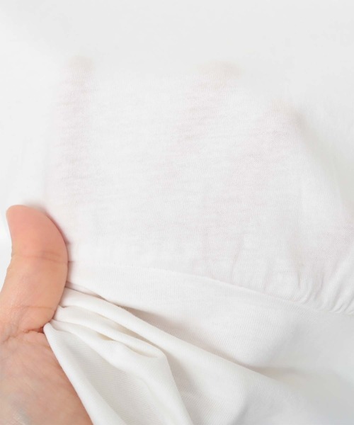 SEA DRESS（シードレス）の「ｵｰﾊﾞｰｻｲｽﾞﾄﾞﾙﾏﾝﾖｶﾞﾛﾝｸﾞTｼｬﾂ（Tシャツ/カットソー・レディース・オフホワイト/チャコール/サックスブルー/オレンジ系その他・S/M/L）」の18枚目の写真