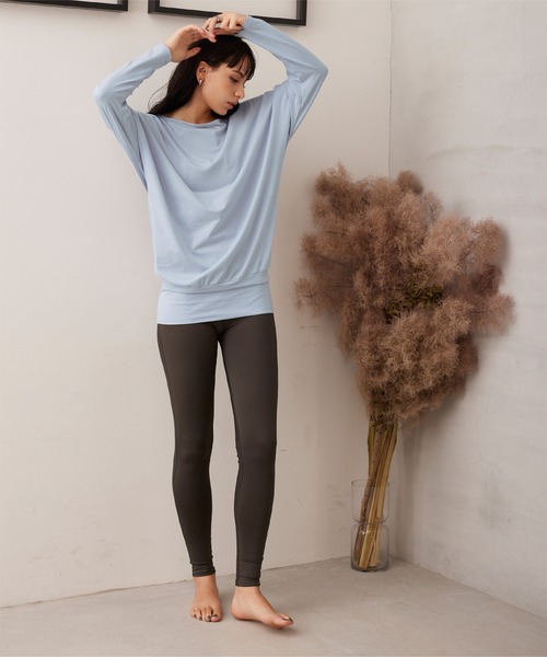 SEA DRESS（シードレス）の「ｵｰﾊﾞｰｻｲｽﾞﾄﾞﾙﾏﾝﾖｶﾞﾛﾝｸﾞTｼｬﾂ（Tシャツ/カットソー・レディース・オフホワイト/チャコール/サックスブルー/オレンジ系その他・S/M/L）」の16枚目の写真