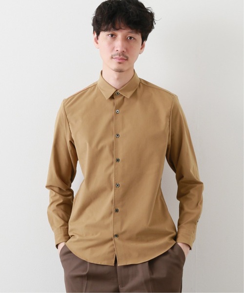 417 EDIFICE（フォーワンセブンエディフィス）の「Primeflex / プライムフレックス　レギュラーシャツ（シャツ/ブラウス・メンズ・ホワイト/グレー/タン・SMALL/MEDIUM/LARGE）」の3枚目の写真