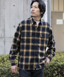 URBAN RESEARCH ROSSO MEN | ヘビーネルオンブレチェックワークシャツ(シャツ/ブラウス)