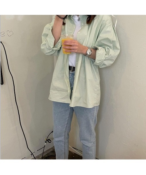 mood for a day（ムードフォーアデイ）の「ripple puff shirt / コットンパフシャツ（シャツ/ブラウス・レディース・ホワイト/ミント/ブルー・FREE）」の16枚目の写真