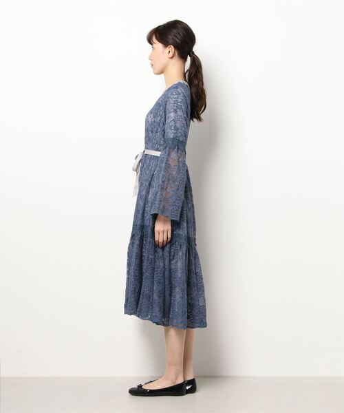 axes femme(アクシーズファム)の「花柄総レースガウン axes femme(アクシーズファム)の「花柄総レースガウン